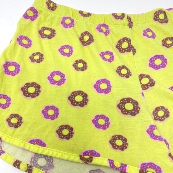 Target Xhilaration Sleep Shorts Sprinkle Donut Print Size Medium Lime Green B7 - Picture 2 of 6